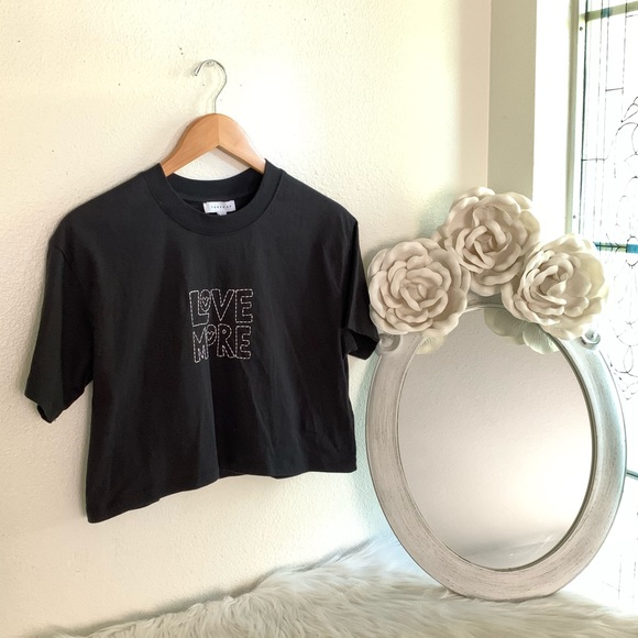 Topshop Love More Cropped T-shirt - Picture 6 of 6
